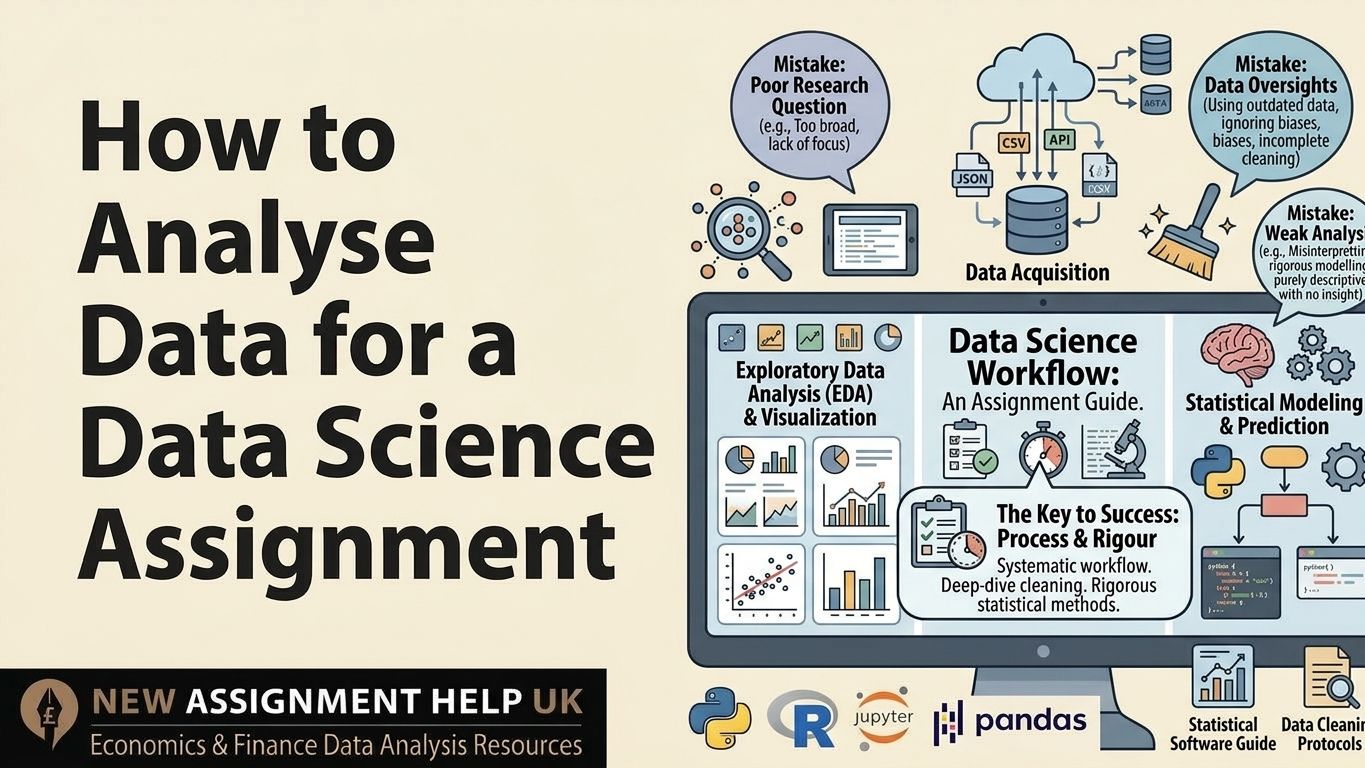 Steps for a data science assignment, from cleaning data to picking models.